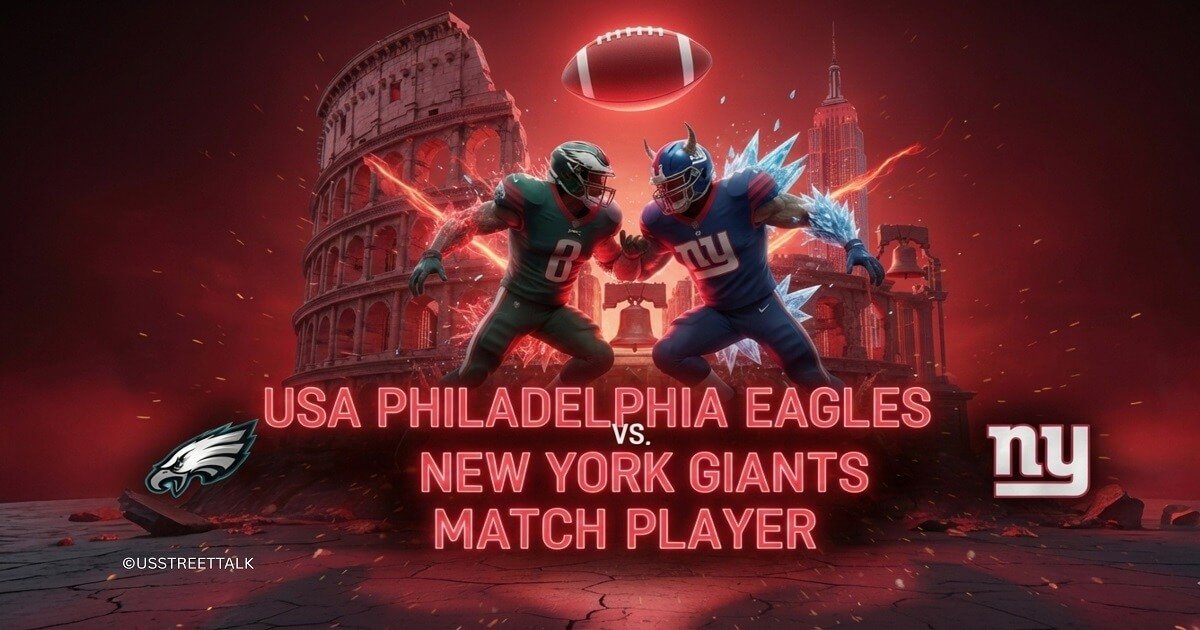 Philadelphia Eagles Vs New York Giants Match Player stats
