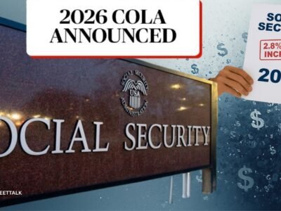 Breaking News USA Social Security announces COLA increase for 2026 - US Street Talk
