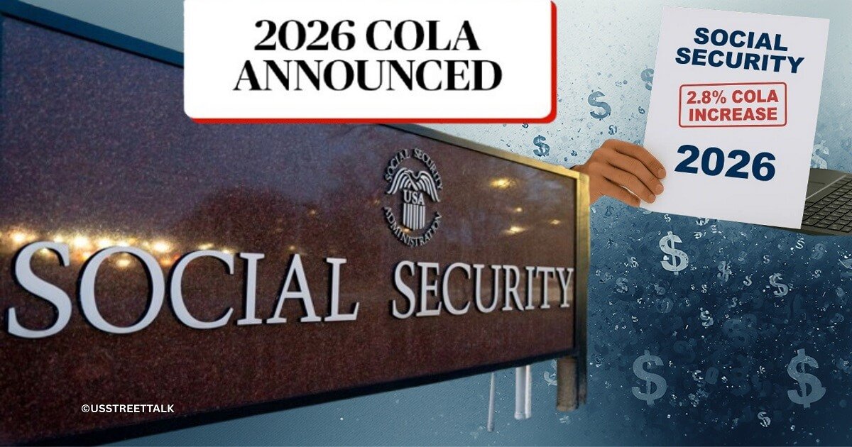 Breaking News USA Social Security announces COLA increase for 2026 - US Street Talk